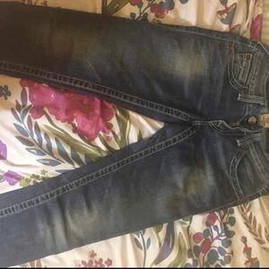 True Religion Dark Blue Women's Straight Leg Jeans